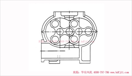 三葉羅茨風機內(nèi)部結(jié)構(gòu)圖-側(cè)視圖.jpg 三葉羅茨風機內(nèi)部結(jié)構(gòu)圖-側(cè)視圖.jpg