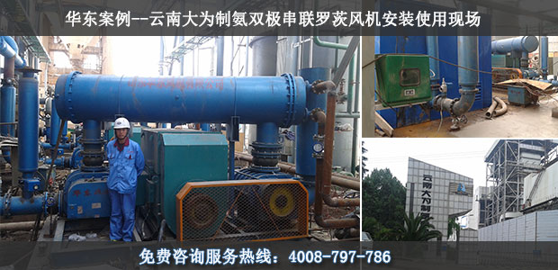 華東案例-云南大為制氨雙擊串聯(lián)羅茨風(fēng)機(jī)使用現(xiàn)場 華東案例-云南大為制氨雙擊串聯(lián)羅茨風(fēng)機(jī)使用現(xiàn)場