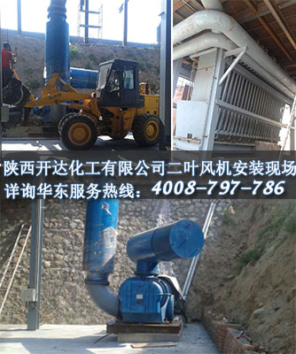 L94二葉羅茨風(fēng)機(jī)安裝現(xiàn)場 L94二葉羅茨風(fēng)機(jī)安裝現(xiàn)場